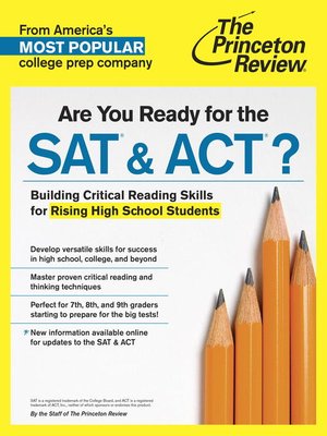 cover image of Are You Ready for the SAT & ACT?